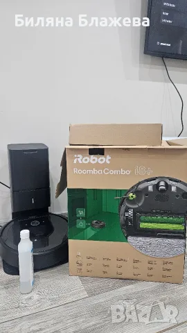прахосмукачка iRobot Roomba Combo i8+ със станция за автоматично изпразване – като нов, снимка 2 - Прахосмукачки - 55438675
