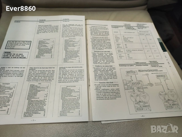 TEAC X-10 User Manual, снимка 5 - Декове - 54907429