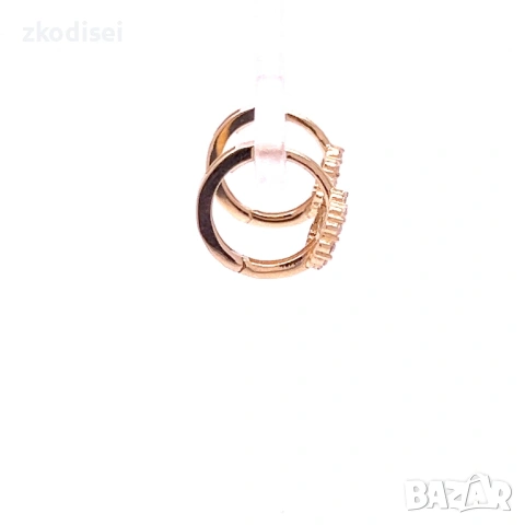 Златни детски обеци 1,62гр. 14кр. проба:585 модел:37697-5, снимка 3 - Обеци - 54186308