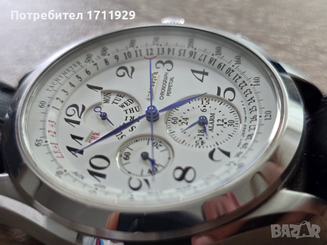 Мъжки часовник Seiko Premier Chronograph Perpetual, снимка 6 - Мъжки - 55250782