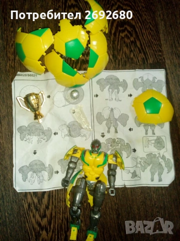 Трансформираща се футболна топка/робот , снимка 4 - Коли, камиони, мотори, писти - 48769538