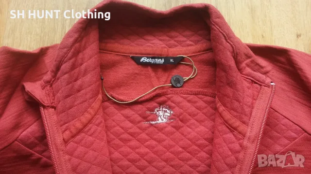 Bergans of NORWAY Middagstind Lady Jacket 100% Merino Wool размер XL дамска горница - 2793, снимка 12 - Жилетки - 55422565