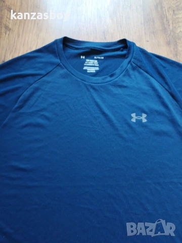 Under Armour - страхотна мъжка тениска КАТО НОВА XL 100% оригинал точни размери дължина - 73см. шири, снимка 2 - Тениски - 54692905