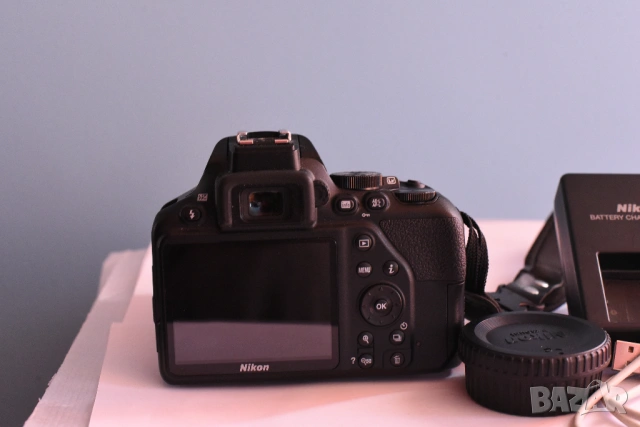 Nikon D3500 + Обектив AF-P 18-55 мм VR, снимка 4 - Фотоапарати - 54500157