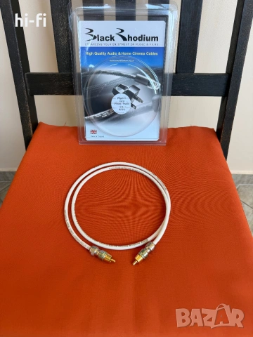 Black Rhodium Rhythm Digital Coaxial Interconnect Cable , снимка 9 - Ресийвъри, усилватели, смесителни пултове - 55094546