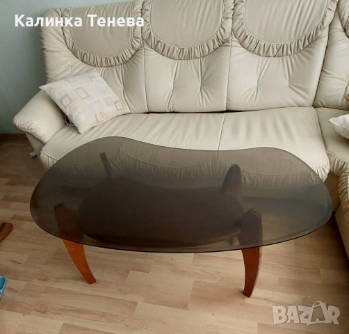 Холна маса стъклена , снимка 2 - Маси - 55034982