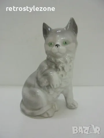 № 8729 Стара порцеланова фигурка – котка 