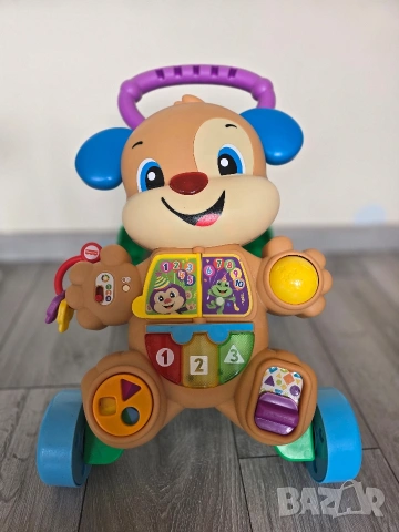 Fisher Price LAUGH & LEARN Проходилка кученце на български език