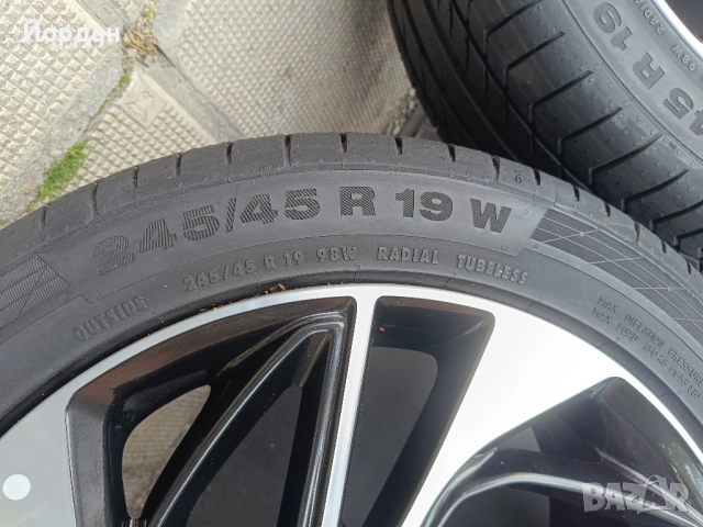 ОРИГИНАЛНИ джанти с гуми 19 ' 245 45 5x114,3 HYUNDAI TUCSON / Хюндай Туксон 5х114,3 + датчици, снимка 17 - Гуми и джанти - 54782791