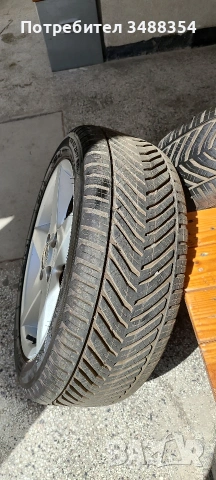 Лети джанти 17" 4х114.3 за Chevrolet Epica с почти нови всесезонни гуми с ГАРАНЦИЯ, снимка 2 - Гуми и джанти - 54749256