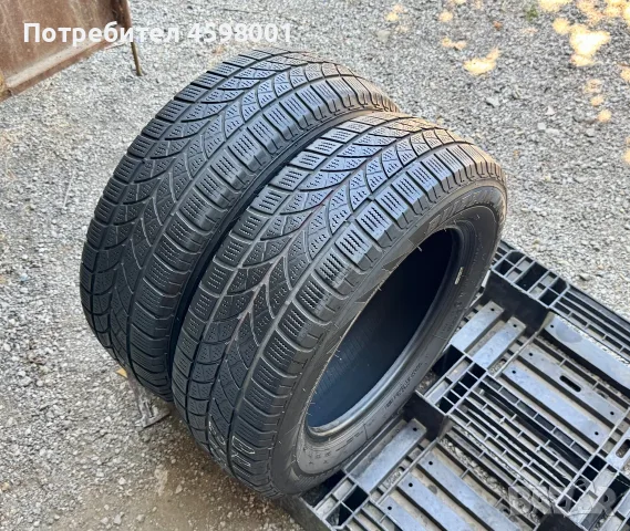 2бр.ЗИМНИ ГУМИ Bridgestone 215/65/16C DOT1524 за бус Sprinter,Crafter,Transit,Iveco, снимка 3 - Гуми и джанти - 55663346