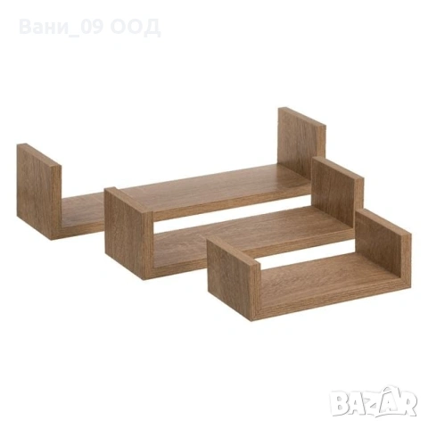 Сет от 3 броя етажерки за стена, снимка 2 - Етажерки - 30207165