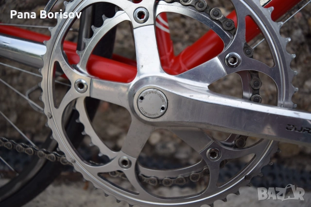 Ретро Шосеен Велосипед Fausto Coppi, 90те години, DuraAce 7400, снимка 11 - Велосипеди - 55245190