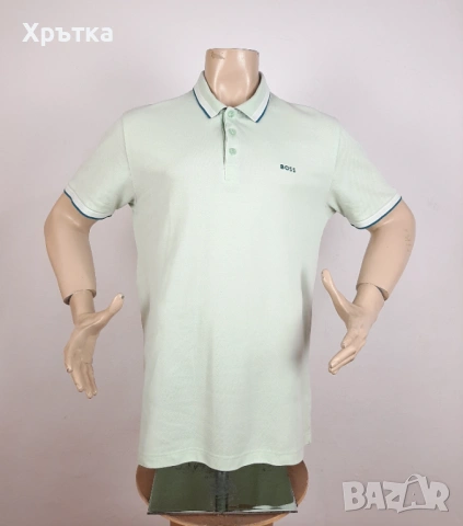 Hugo Boss Paddy - Оригинална мъжка тениска с яка размер XL, снимка 2 - Тениски - 54066622
