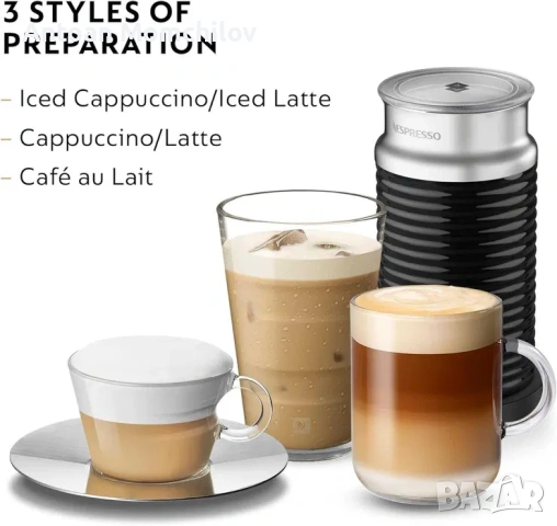 Разпенител за мляко Nespresso Aeroccino 3, снимка 4 - Кани - 54827736