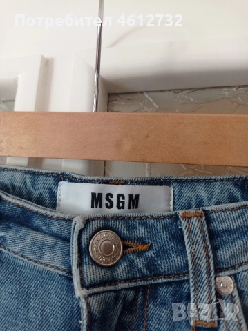Дамски дънкови панталони MSGM, снимка 3 - Къси панталони и бермуди - 54766697