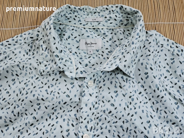 -20% ОФЕРТА на 15 € 🏷️ Pepe Jeans / M / мъжка риза, снимка 12 - Ризи - 55252247