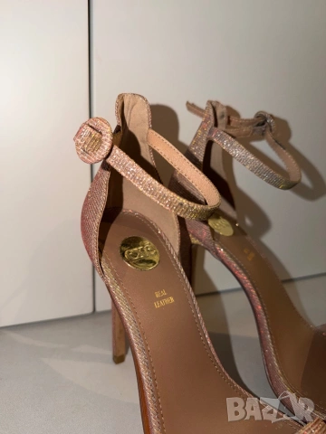 Дамски сандали на ток, снимка 4 - Сандали - 53999954