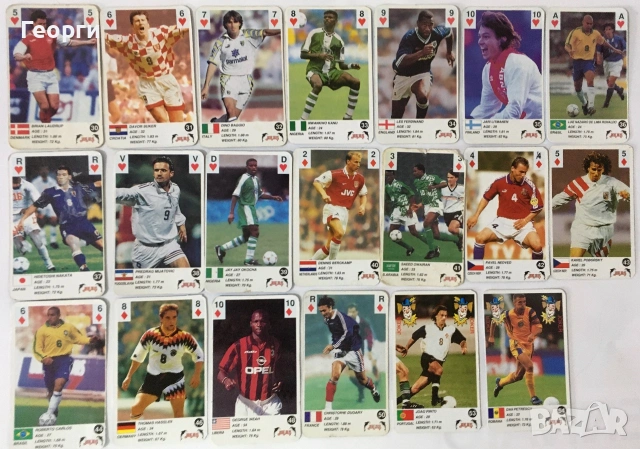 Лот карти за игра AKAS Euro 2000 Евро  