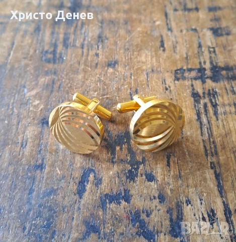 ръкавели копчелъци Дубле позлатени в кутия, снимка 4 - Други - 54428098