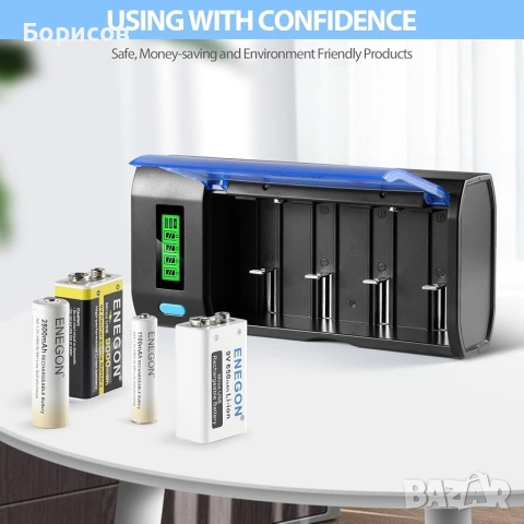 ИНТЕЛИГЕНТНО МНОГОФУНКЦИОНАЛНО ЗАРЯДНО ЗА БАТЕРИИ- ENEGON C9015TC, снимка 2 - Друга електроника - 55164217