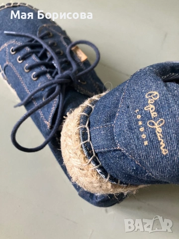 Оригинални еспадрили “Pepe Jeans”, снимка 5 - Дамски ежедневни обувки - 54912241