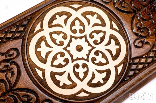 РЪЧНО ИЗРАБОТЕНА ТАБЛА 60/60/3 cm МНОГО ВИСОКО КАЧЕСТВО , снимка 6 - Шах и табла - 54152046