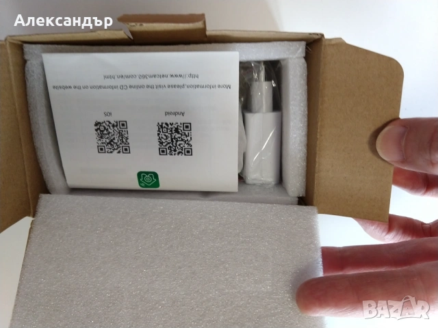 IP камера за нощно виждане 360 градуса ротационна аларма ESCAM Elf QF200 WiFi Двупосочно аудио, снимка 13 - IP камери - 54174857