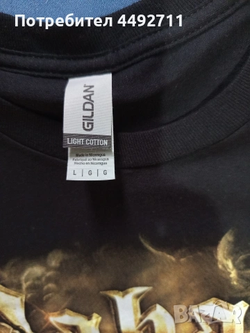 Продавам нова фланелка на SABATON, снимка 3 - Тениски - 54389035