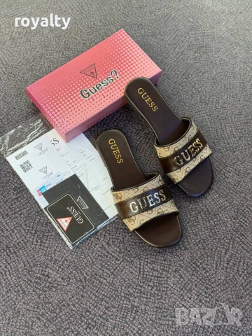 Guess Нови Дамски Чехли Различни Цветове Гес, снимка 4 - Чехли - 55030350