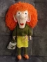 Плетена кукла Crazy Ginger, плетена кукла crazy леля с оранжева коса, забавна кукла за подарък, снимка 3