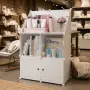 Модулен шкаф за съхранение ELEGANCE – 4 модула, бял, снимка 1