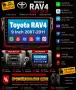 Мултимедия за Toyota RAV4 Android, CARPLAY, навигация WAZE, Андроид Auto, РАВ 4, 2DIN, Тойота RAV 4, снимка 1