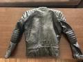 Дамско кожено мото яке Rider с протектори размер 52, снимка 2
