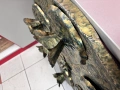 Единствен! Втори няма! Таванен Полилей от ковано желязо-ръчна изработка, снимка 6