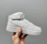 Nike Air Force 1 White Нови Бели Дамски Маратонки Найк с Кутия , снимка 4