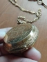 Позлатен джобен часовник "Elgin" с кюстек , снимка 5