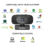 TOALLIN Автофокус FHD 1080P Уебкамера Вграден двоен микрофон за шумопотискане Компютърна камера, снимка 8