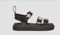 детски сандали Dr. Martens Junior Klaire Coated Glitter Velcro номер 34, снимка 5