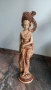 Статуетка от остров Бали на танцьорка в традиционни одежди. , снимка 5