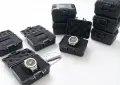 Casio G-Shock GA-100C и Кутия за часовник водоустойчива удароустойчива ABS кутия за часовници черна, снимка 2