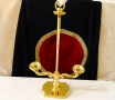 Бронзов свещник,позлата,42 см.,1.2 кг. , снимка 3