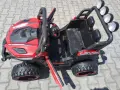 SAFARI двуместен акумулаторен джип JAKARTA 4x4 червен, снимка 8