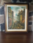 Красива Стара Картина Живопис Маслени Бои на Платно , снимка 9