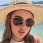 Модерни дамски слънчеви очила с UV защита, снимка 7