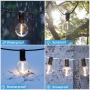 Светещ гирлянд с крушки за открито - 10 метра, 40 LED крушки - КОД 5017, снимка 6