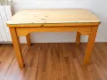 Маса от масив бор (чам) 100х60х63 см, снимка 1