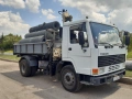 ПРОДАВА СЕ volvo fl7 три странен самосвал с кран  1990 г, снимка 3