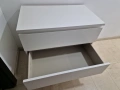 Скрин IKEA MALM с 3 чекмеджета в бял цвят и изчистен скандинавски дизайн., снимка 3