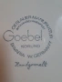 елипсовидно порцеланово плато за хранене Goebel 35/2, снимка 5